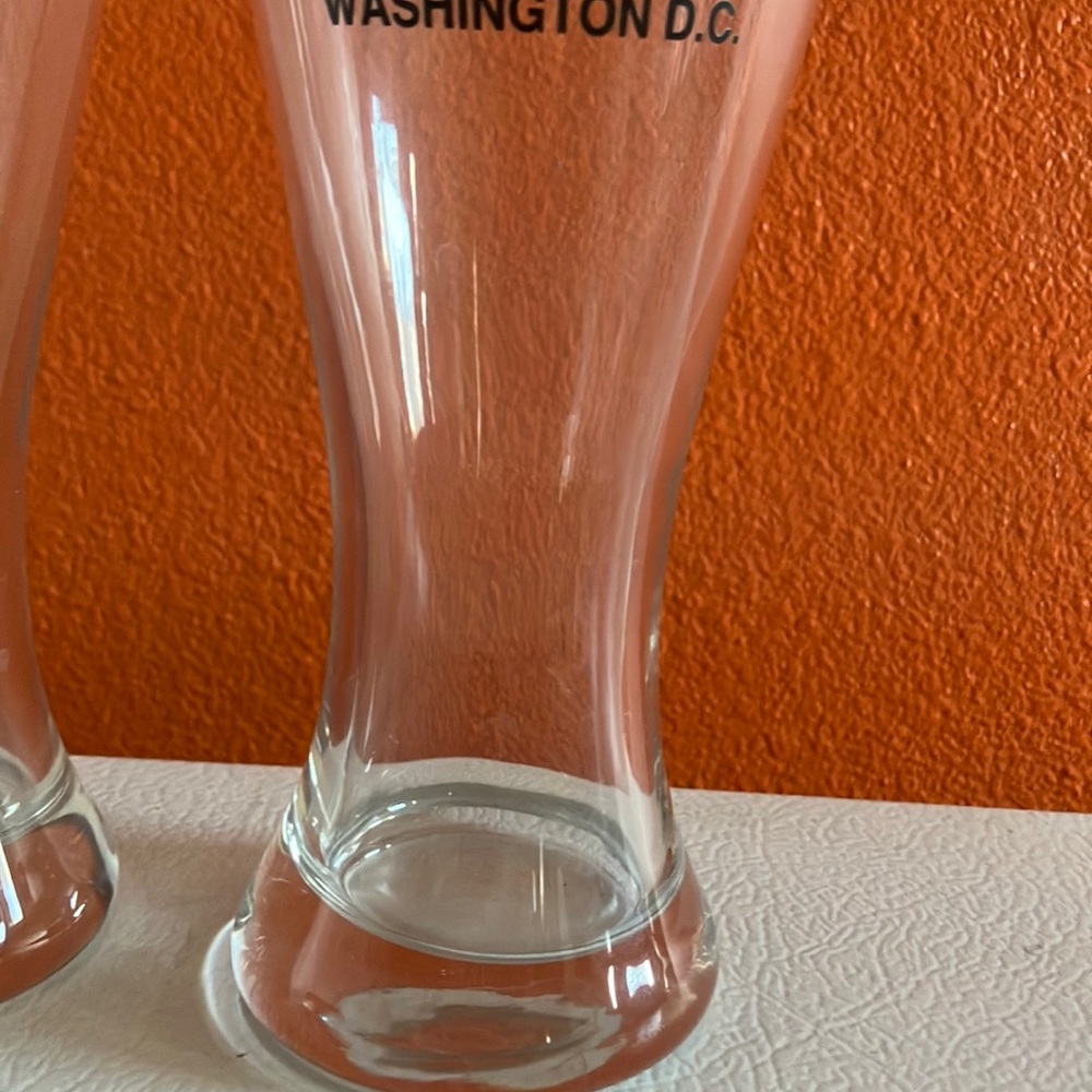 Hard Rock Cafe Clear Glass Set -Washington D.C. - Picture 3 of 3